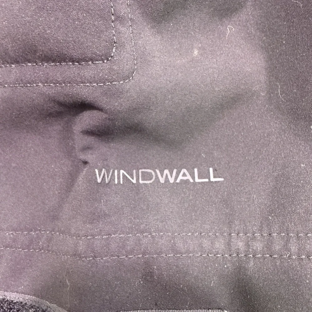 North Face Jacket Mens Large Black Softshell Apex Bionic Windproof Full Zip